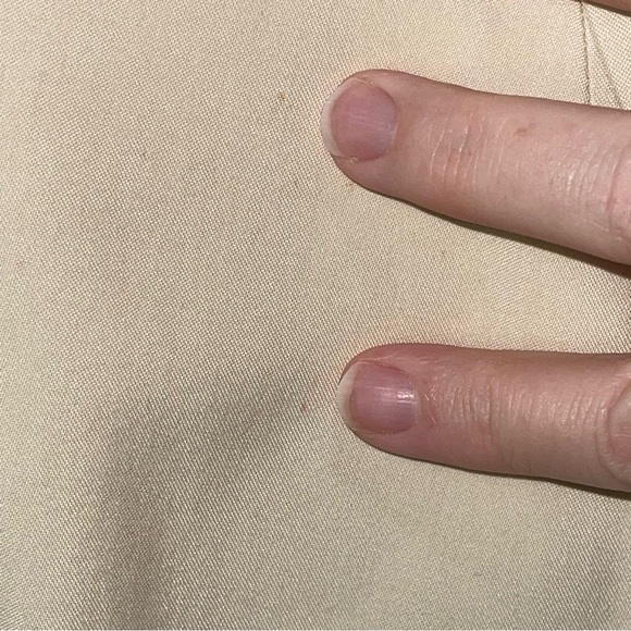 Lauren Ralph Lauren LRL Cream Blazer Faux Pockets 12P Petite Career Work Office - Picture 12 of 16